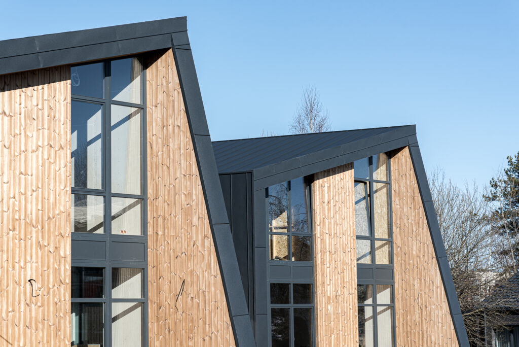 Kalno 77 (Kalno g. 73, 75, 77, 79, 83, 85, 87, Sokiškių g. 2, 4) - Privātmāju kopienas, Rindu mājas - būvdarbu attēli