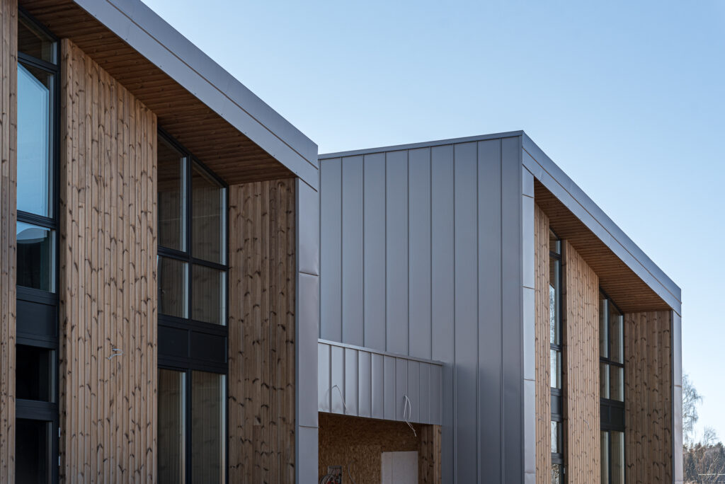 Kalno 77 (Kalno g. 73, 75, 77, 79, 83, 85, 87, Sokiškių g. 2, 4) - Privātmāju kopienas, Rindu mājas - būvdarbu attēli