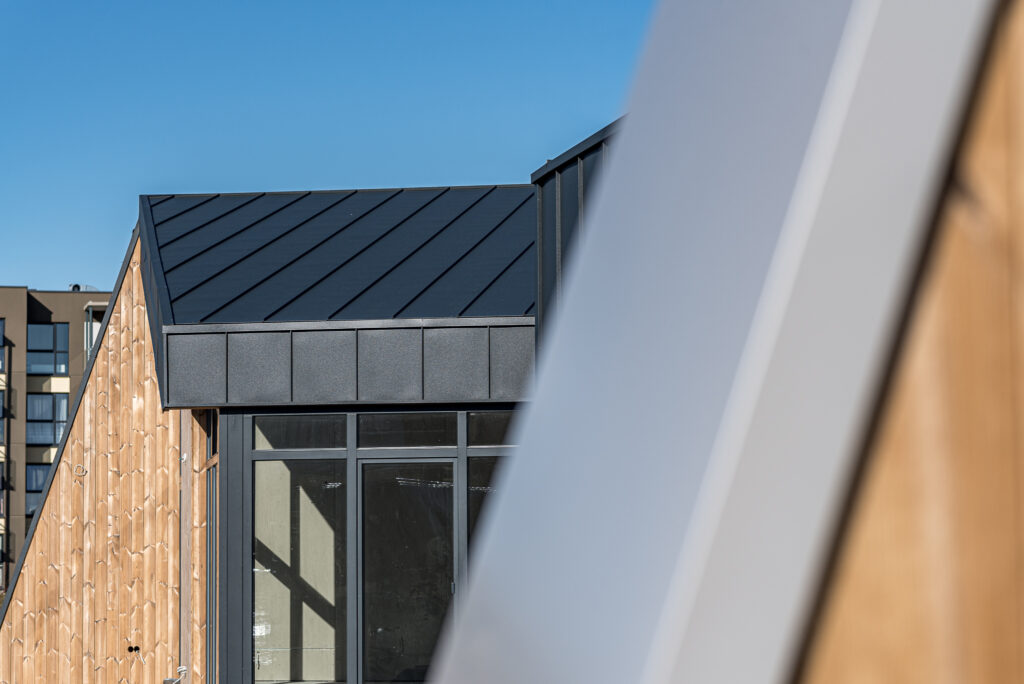 Kalno 77 (Kalno g. 73, 75, 77, 79, 83, 85, 87, Sokiškių g. 2, 4) - Privātmāju kopienas, Rindu mājas - būvdarbu attēli