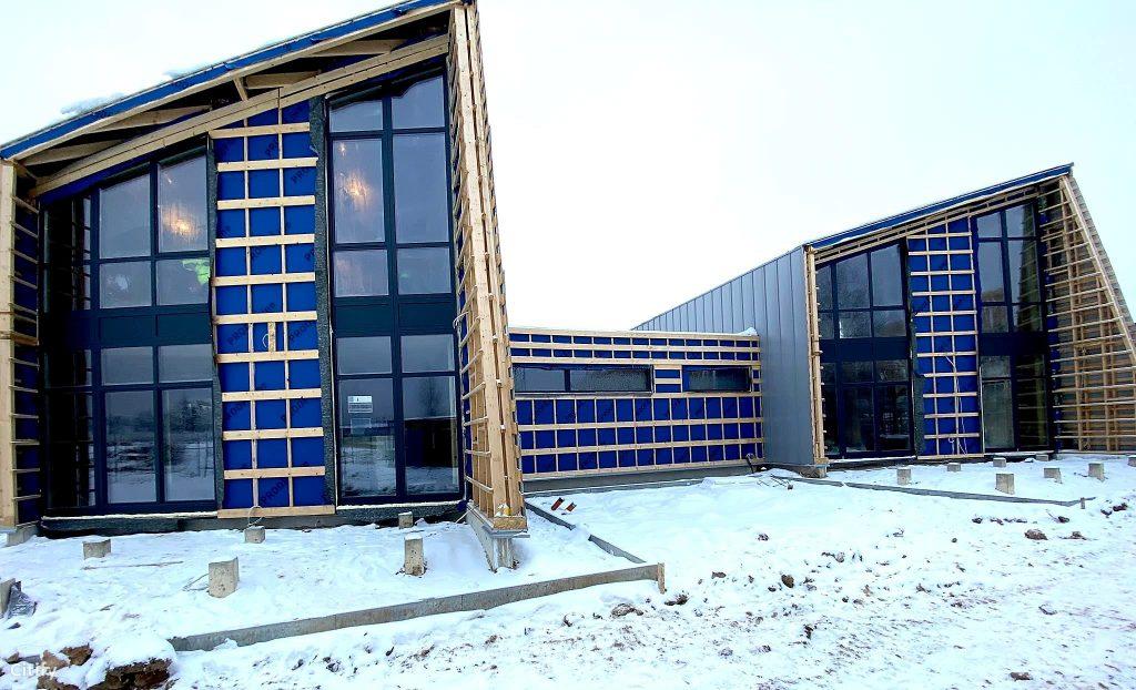 Kalno 77 (Kalno g. 73, 75, 77, 79, 83, 85, 87, Sokiškių g. 2, 4) - Privātmāju kopienas, Rindu mājas - būvdarbu attēli