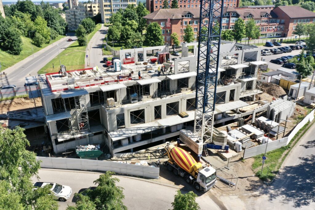 Kapsų 19A (Kapsų g. 19A) - Multi apartment - construction photos