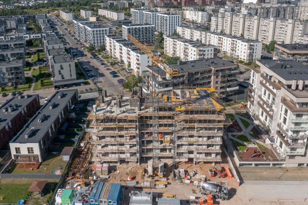 Altum 2 etapas (Karaliaučiaus g. 1) - Daudzdzīvokļu nams - būvdarbu attēli