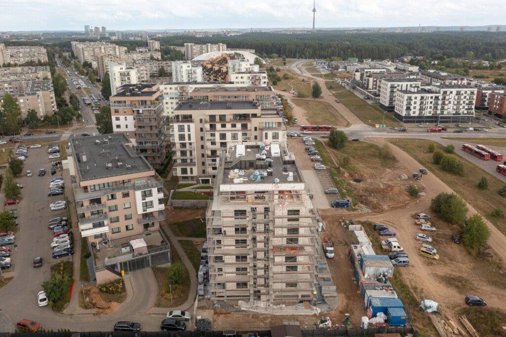 Altum 2 etapas (Karaliaučiaus g. 1) - Daudzdzīvokļu nams - būvdarbu attēli