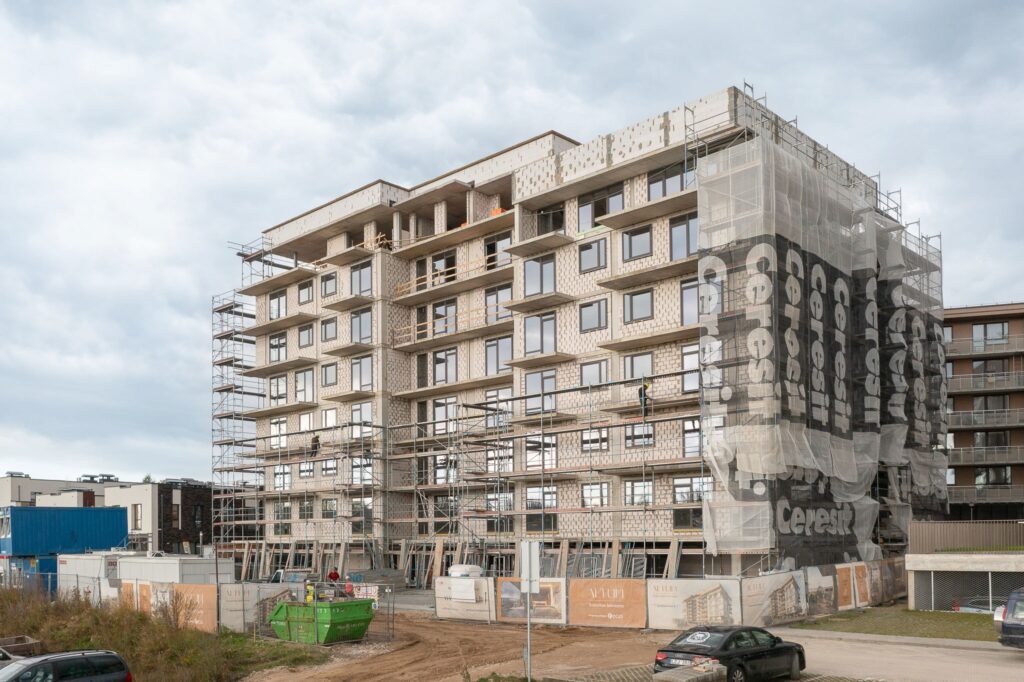 Altum 2 etapas (Karaliaučiaus g. 1) - Daudzdzīvokļu nams - būvdarbu attēli