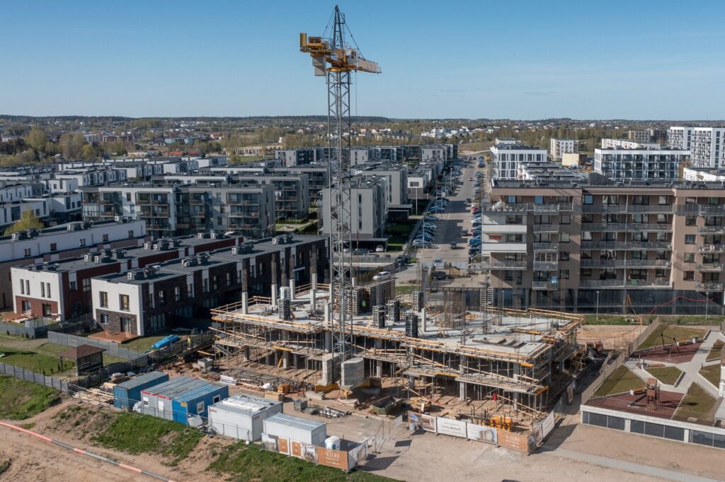 Altum 2 etapas (Karaliaučiaus g. 1) - Daudzdzīvokļu nams - būvdarbu attēli