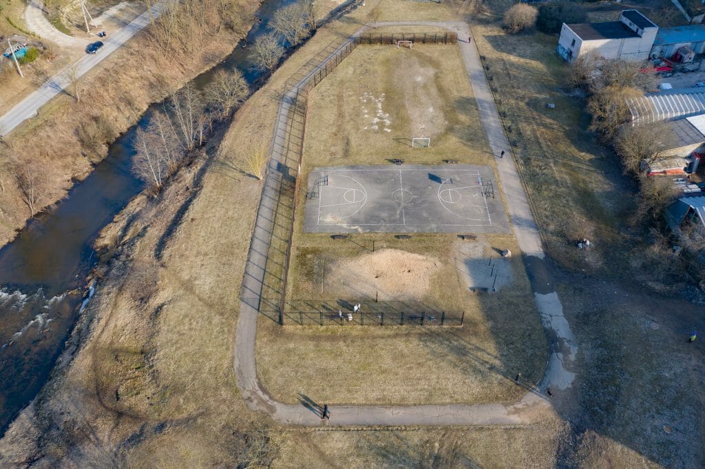 Kaukysos g. sporto aikštynas (Kaukysos g.) - Sports field or court - construction photos