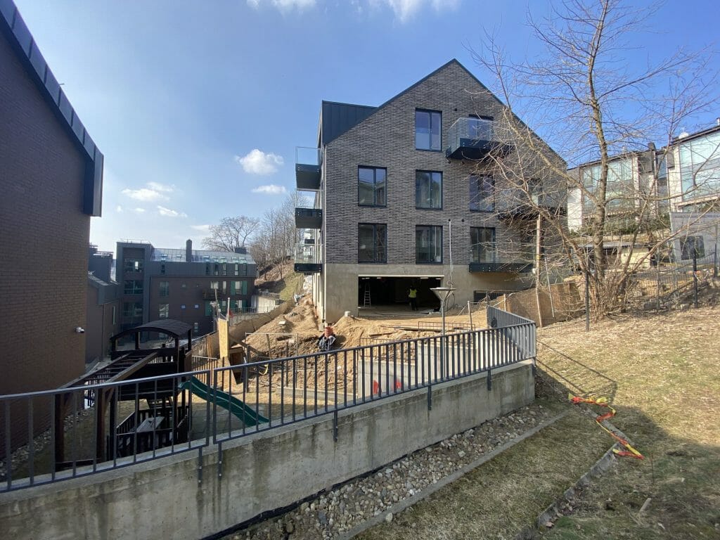 Andrum renesansas (Kreivasis skg. 4) - Multi apartment - construction photos