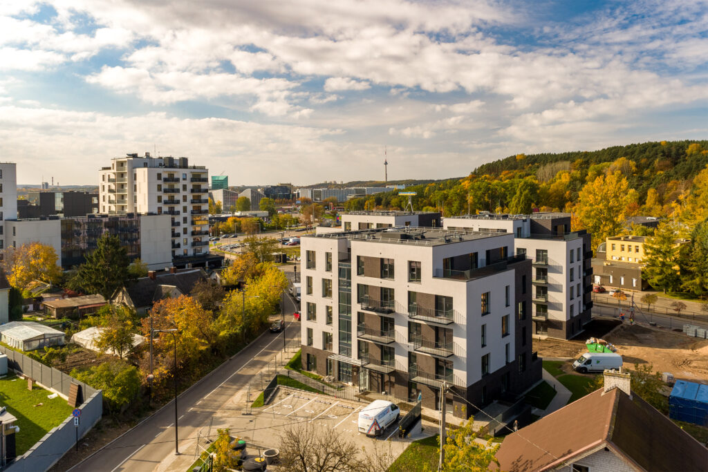 LINK TEN (Linkmenų g. 19) - Multi apartment - construction photos