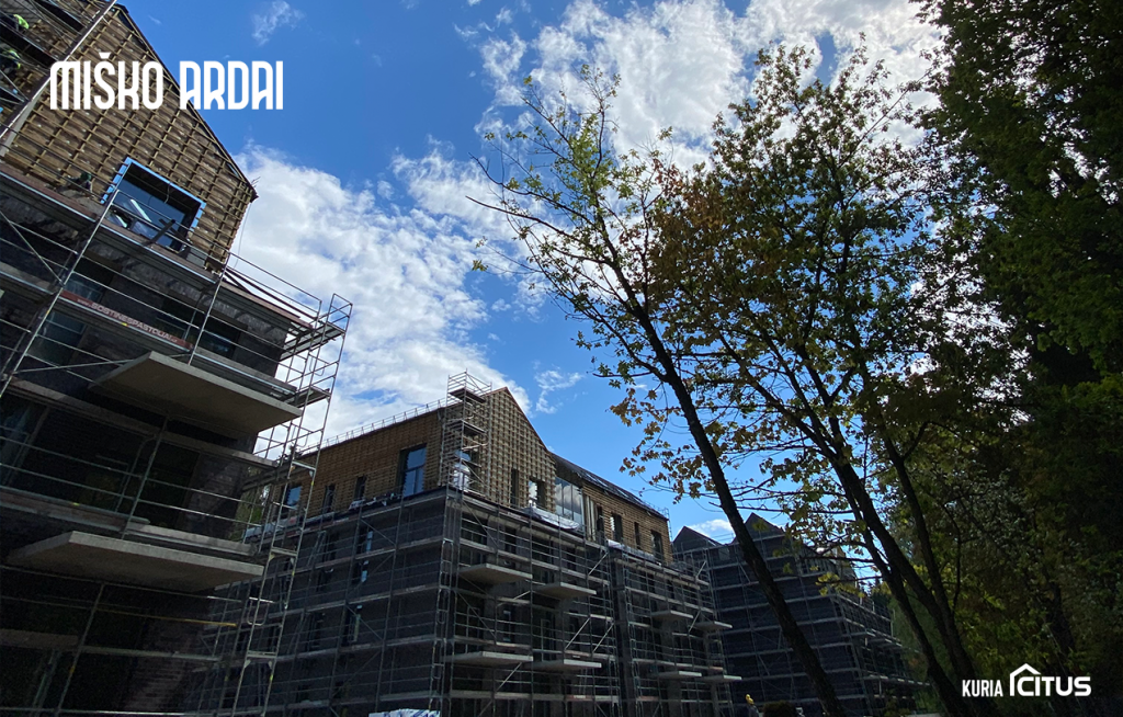 Miško ardai 1 etapas (Burbiškių g. 6) - Multi apartment - construction photos