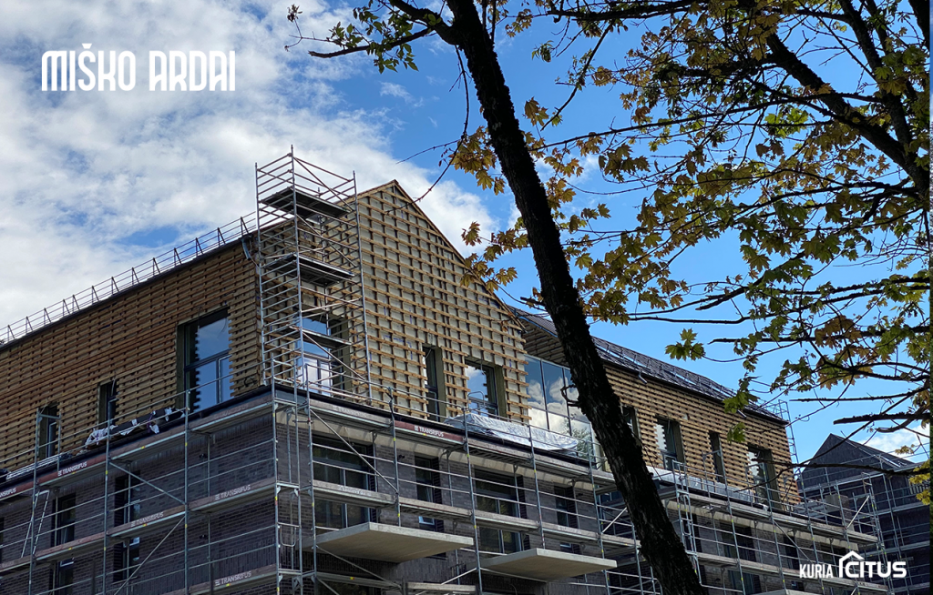 Miško ardai 1 etapas (Burbiškių g. 6) - Multi apartment - construction photos