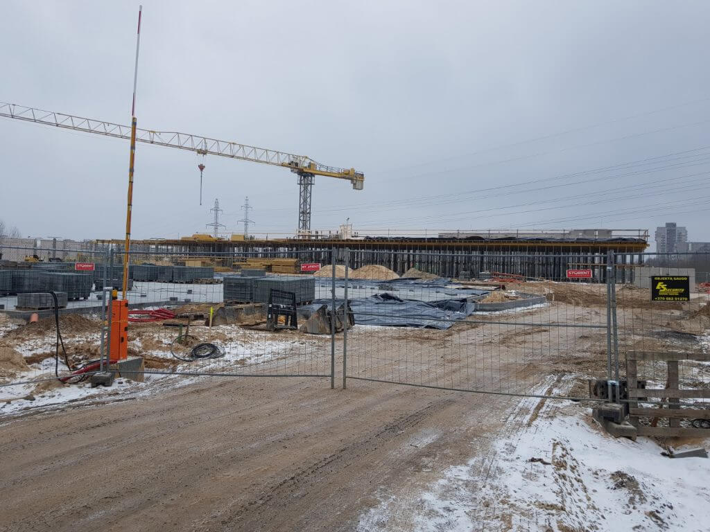 Katalikiškas darželis ir mokykla Pašilaičiuose (Medeinos g. 14) - Pamata vai vidējā izglītība - būvdarbu attēli