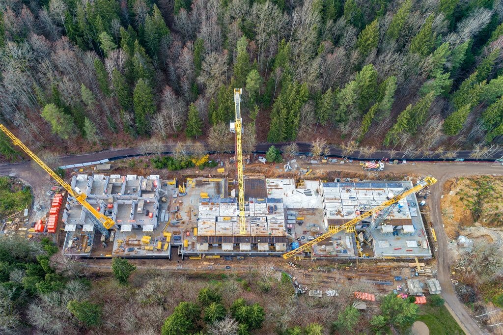 Miško ardai 1 etapas (Burbiškių g. 6) - Multi apartment - construction photos