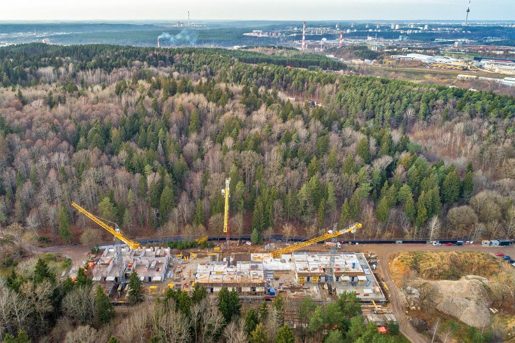 Miško ardai 1 etapas (Burbiškių g. 6) - Multi apartment - construction photos