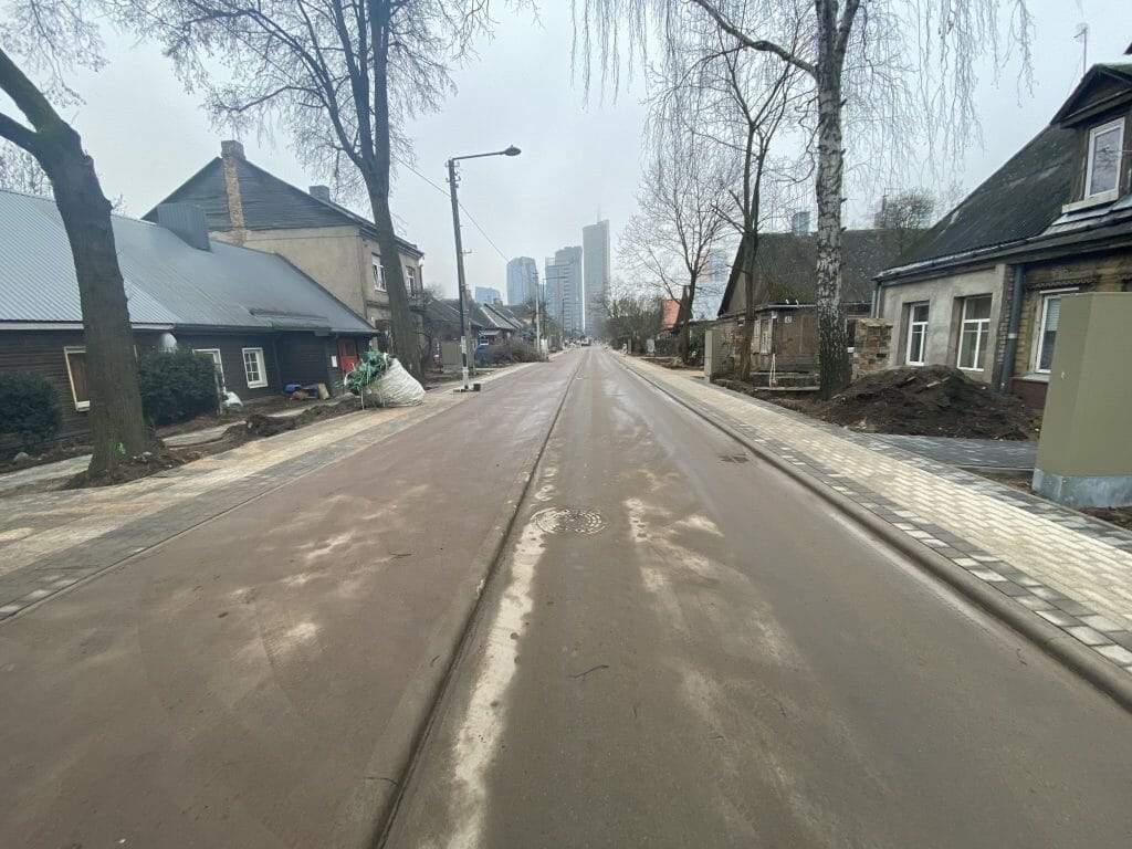 Giedraičių ir S. Fino g. (Giedraičių g.) - Bike path, Street - construction photos