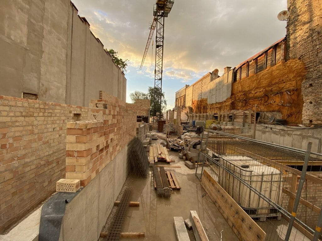 Užupio Mekas (Užupio g. 24) - Multi apartment, Non-food store - construction photos