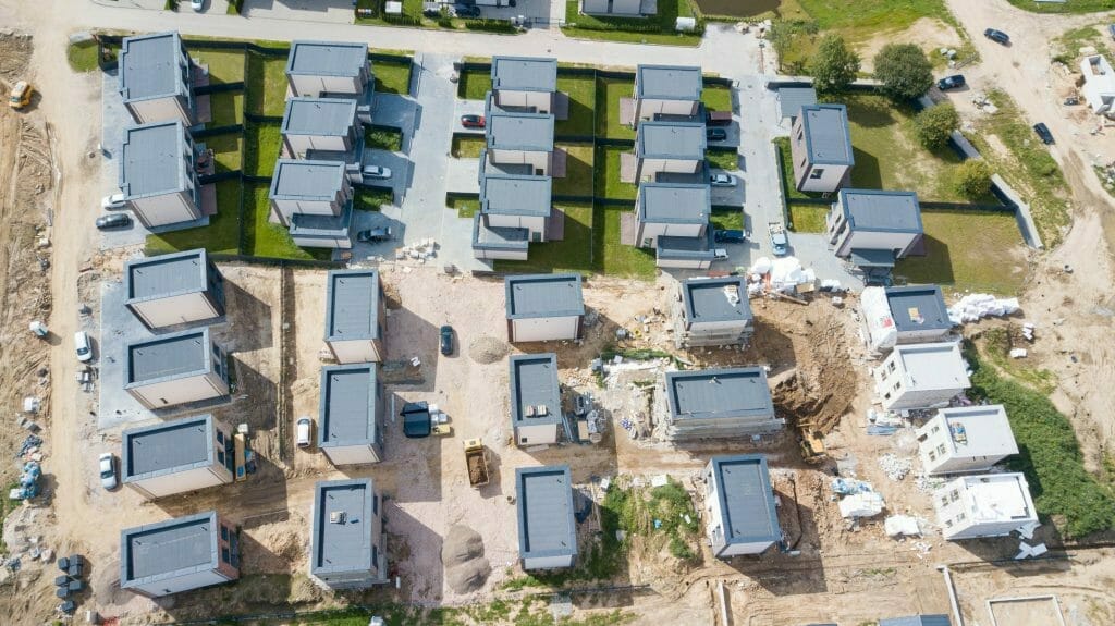 Kalnėnų oazė (Lyvių g. 14) - Row housing - construction photos