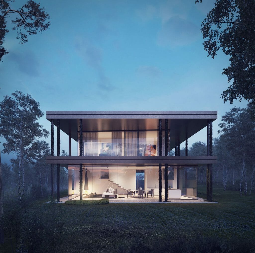 Ro16 (S. Lozoraičio g. 17A, 15C, 15B, 15, 23, 25, 25B, 25D) - Private house community - visualization