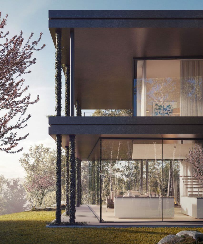 Ro16 (S. Lozoraičio g. 17A, 15C, 15B, 15, 23, 25, 25B, 25D) - Private house community - visualization