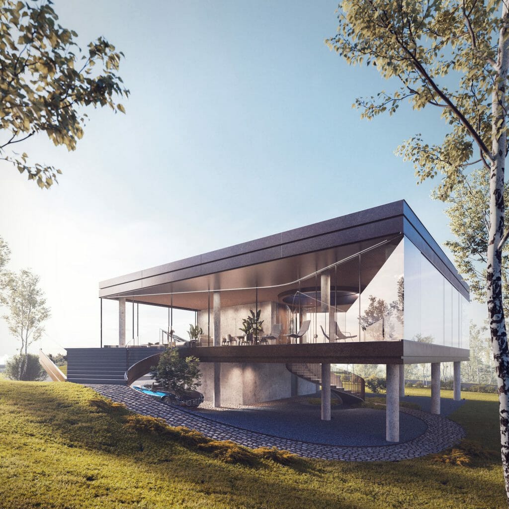 Ro16 (S. Lozoraičio g. 17A, 15C, 15B, 15, 23, 25, 25B, 25D) - Private house community - visualization