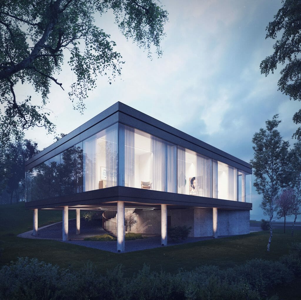 Ro16 (S. Lozoraičio g. 17A, 15C, 15B, 15, 23, 25, 25B, 25D) - Private house community - visualization