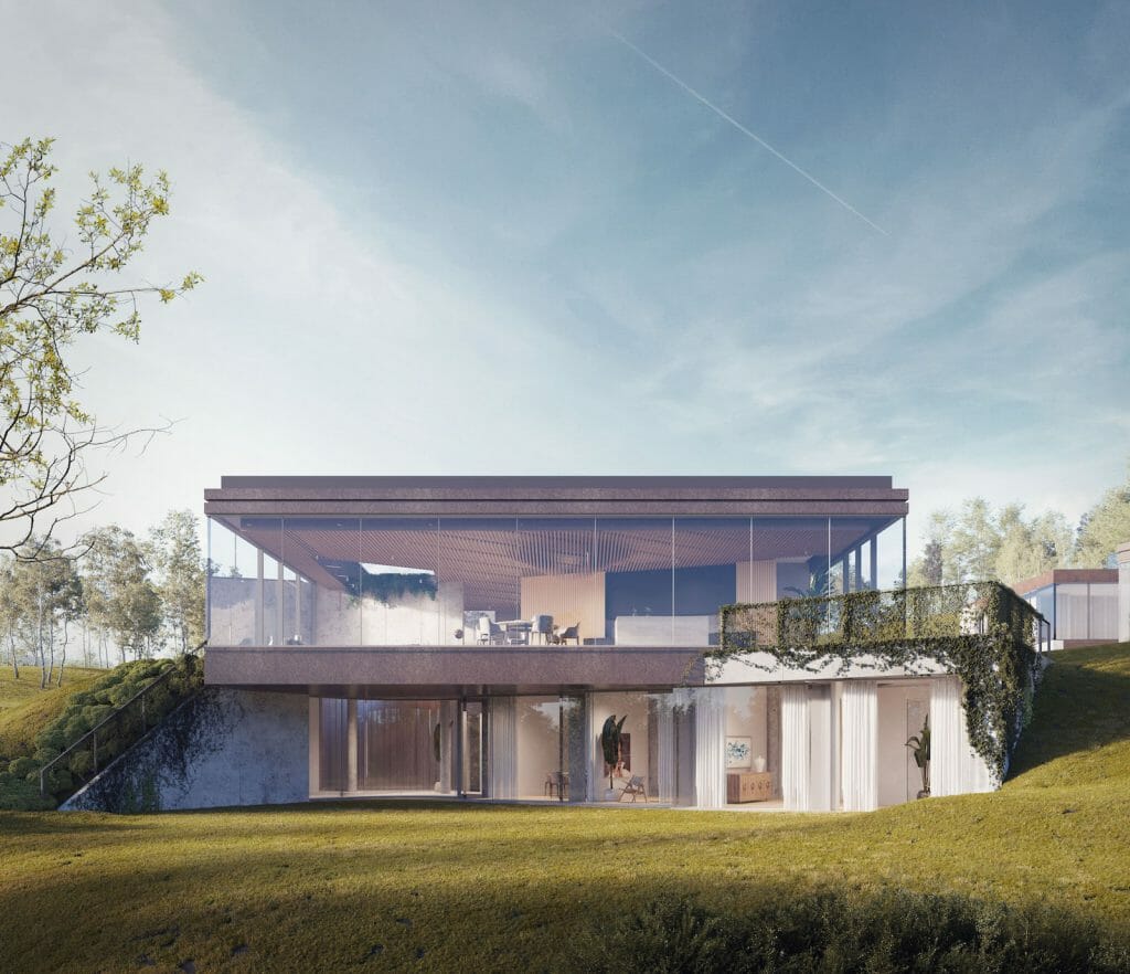 Ro16 (S. Lozoraičio g. 17A, 15C, 15B, 15, 23, 25, 25B, 25D) - Private house community - visualization