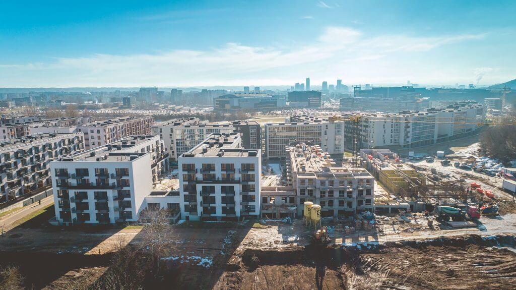 Ozo kvartetas (Jurgio Lebedžio g. 9) - Multi apartment - construction photos