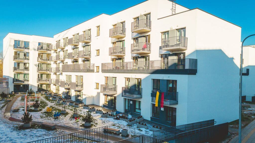 Ozo kvartetas (Jurgio Lebedžio g. 9) - Multi apartment - construction photos