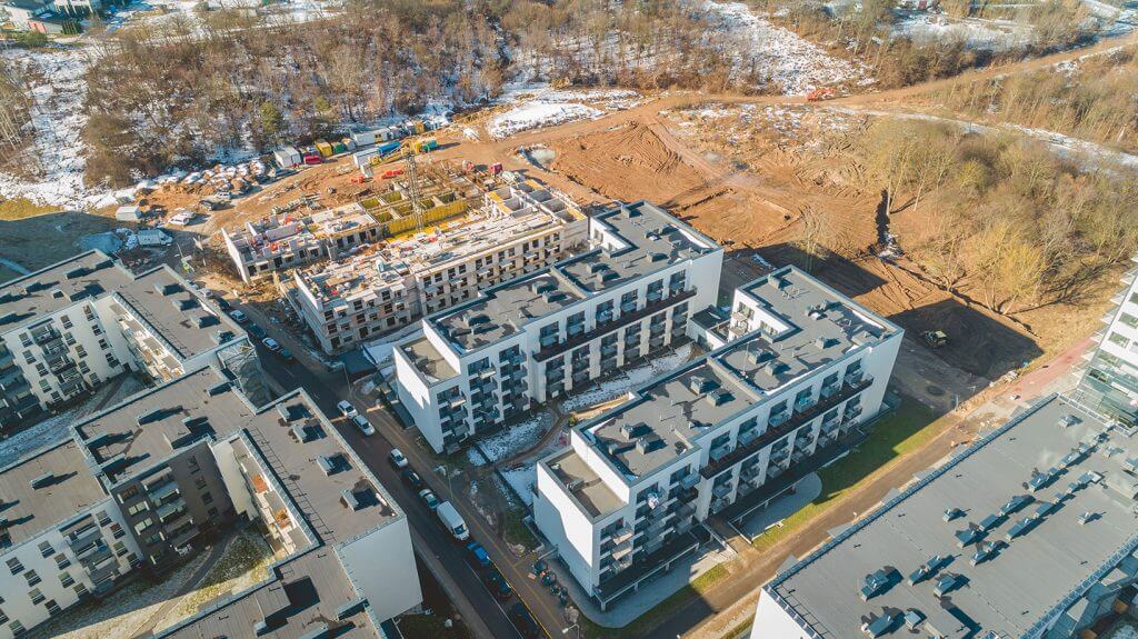 Ozo kvartetas (Jurgio Lebedžio g. 9) - Multi apartment - construction photos