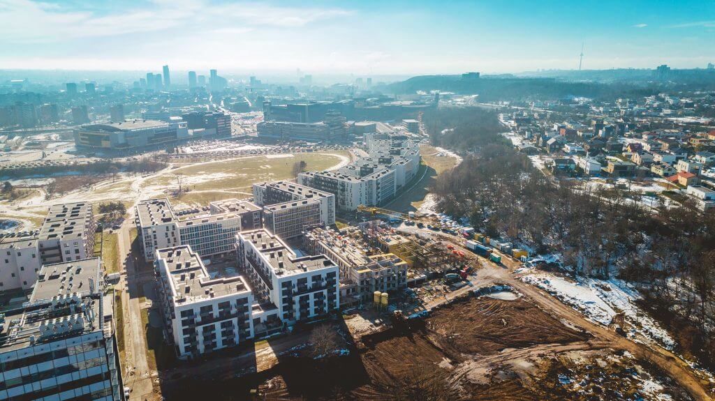 Ozo kvartetas (Jurgio Lebedžio g. 9) - Multi apartment - construction photos