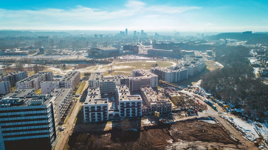 Ozo kvartetas (Jurgio Lebedžio g. 9) - Multi apartment - construction photos