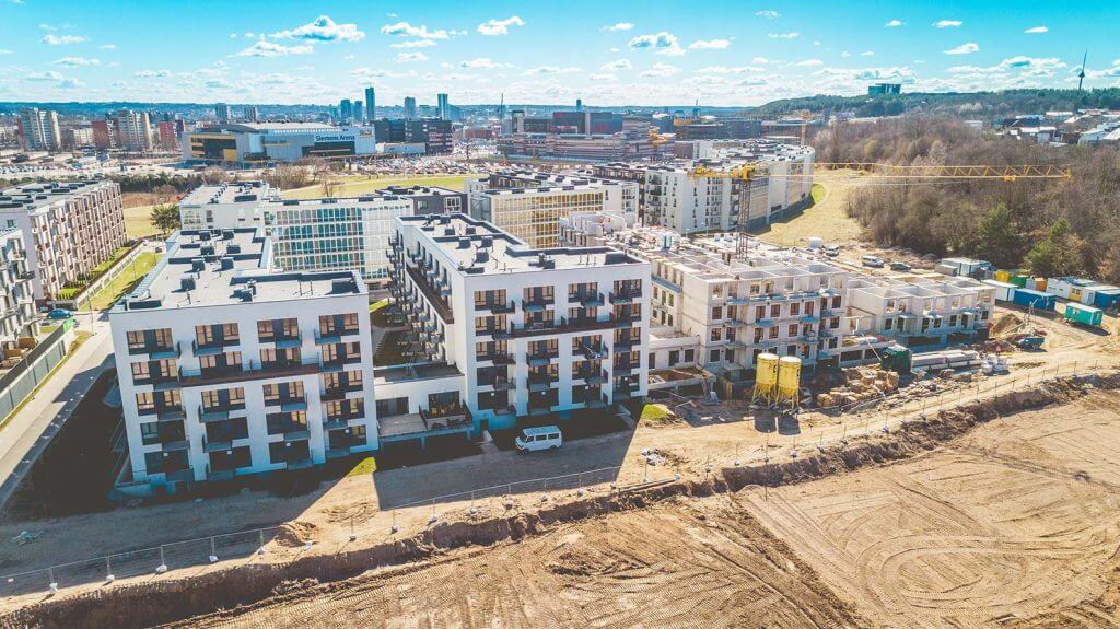 Ozo kvartetas (Jurgio Lebedžio g. 9) - Multi apartment - construction photos