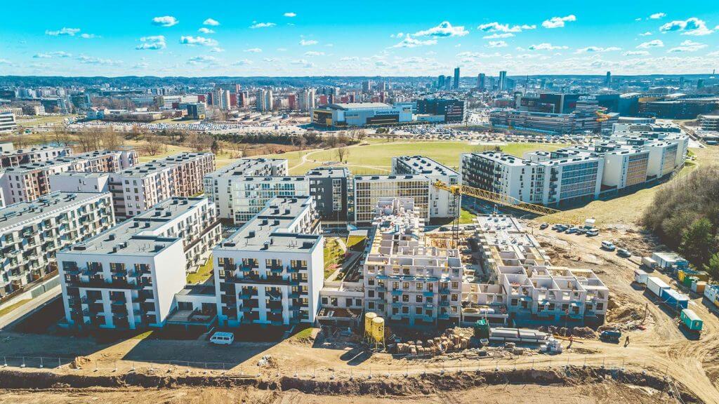 Ozo kvartetas (Jurgio Lebedžio g. 9) - Multi apartment - construction photos
