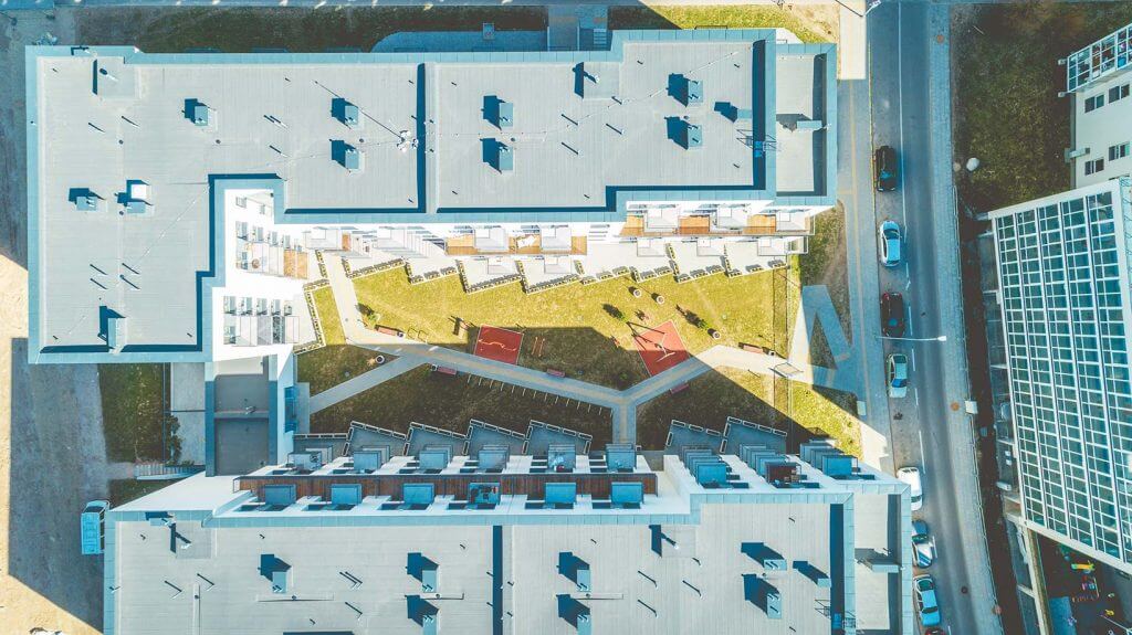 Ozo kvartetas (Jurgio Lebedžio g. 9) - Multi apartment - construction photos