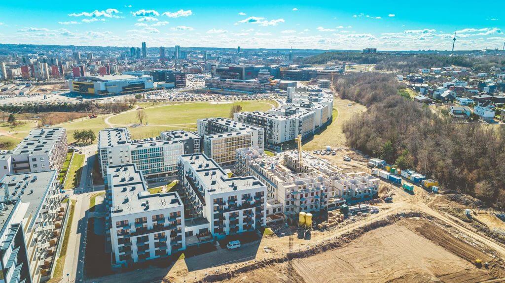 Ozo kvartetas (Jurgio Lebedžio g. 9) - Multi apartment - construction photos