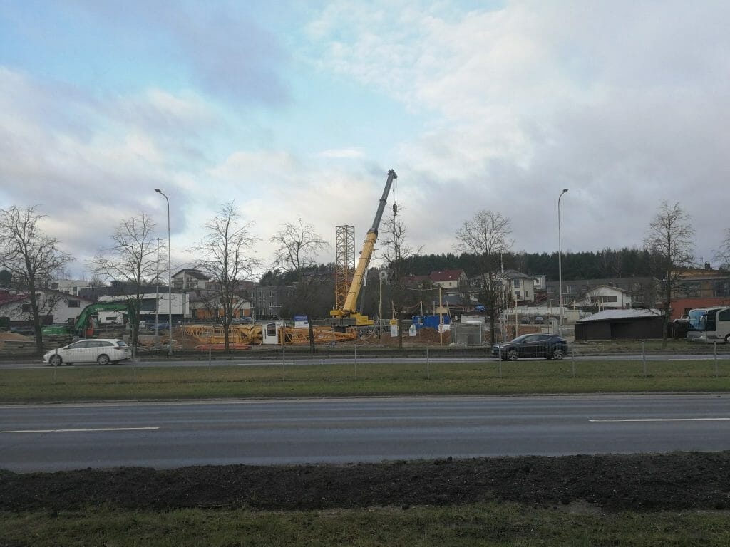G12 (Šeškinės Sodų g. 12) - Office center - construction photos