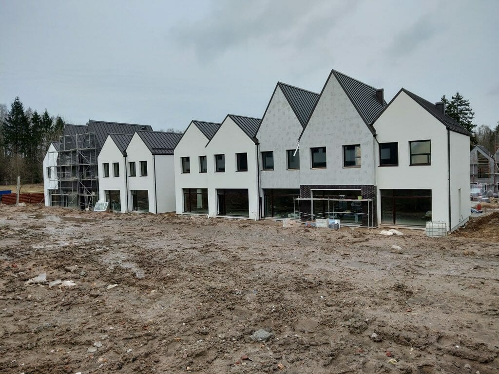 Pavilnio aura (Alfonso Lipniūno g. 9, 11, 15, 17, 19, 21, 23, 25, 27, 29, 31, 33, 35, 37) - Row housing - construction photos