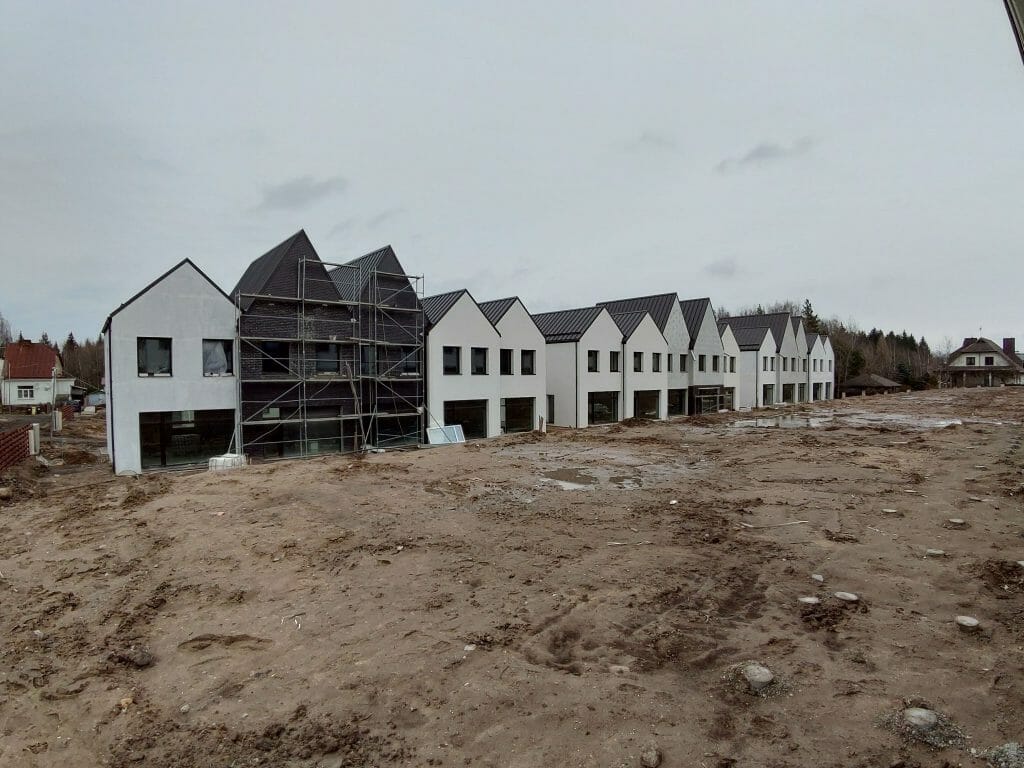 Pavilnio aura (Alfonso Lipniūno g. 9, 11, 15, 17, 19, 21, 23, 25, 27, 29, 31, 33, 35, 37) - Row housing - construction photos