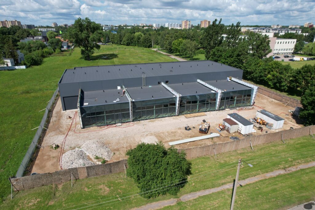 Garažų g. 7 (Garažų g. 7) - Shopping center - construction photos
