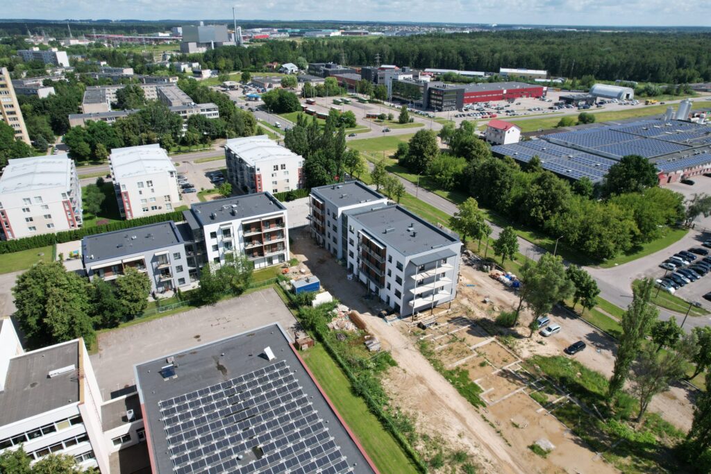 Naujoji Dainava 2 etapas (Garažų g. 23) - Multi apartment - construction photos