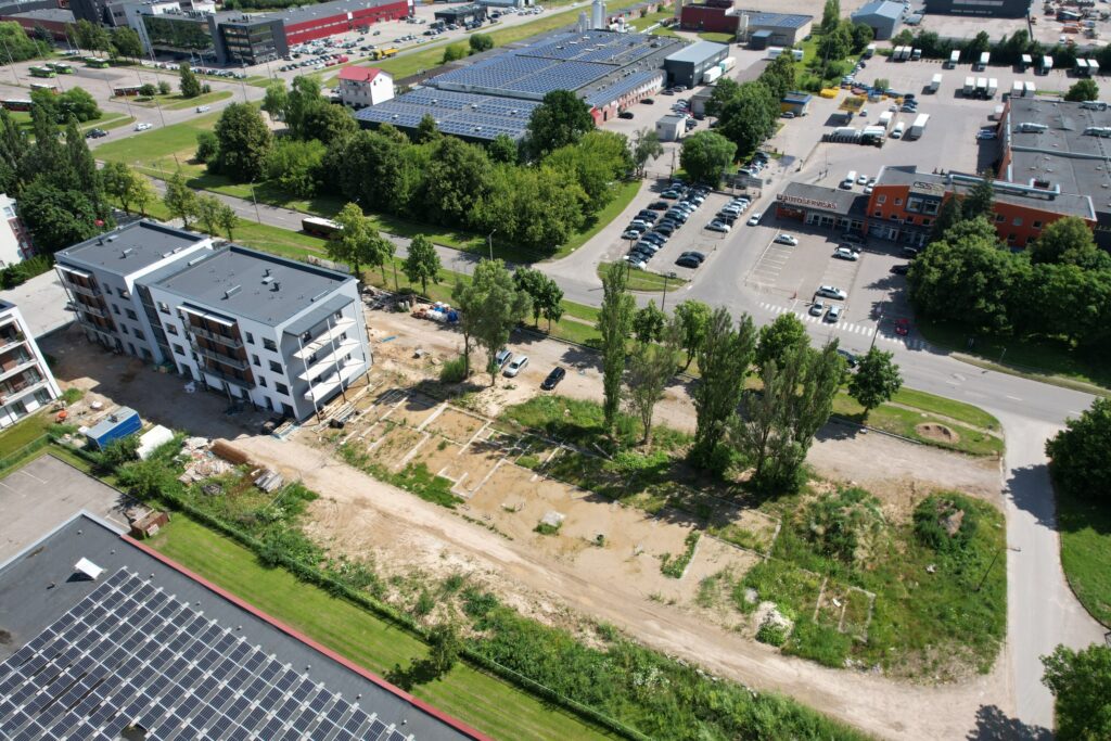 Naujoji Dainava 3 etapas (Garažų g. 21) - Multi apartment - construction photos