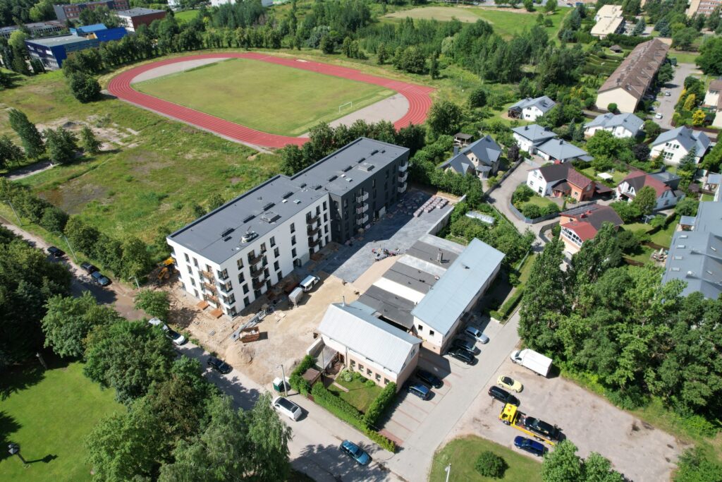 Gintaro apartamentai (V. Krėvės pr. 112A) - Multi apartment - construction photos