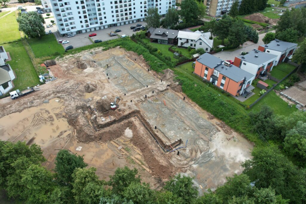 Krėvės 80 2 etapas (V. Krėvės pr. 80F) - Multi apartment - construction photos