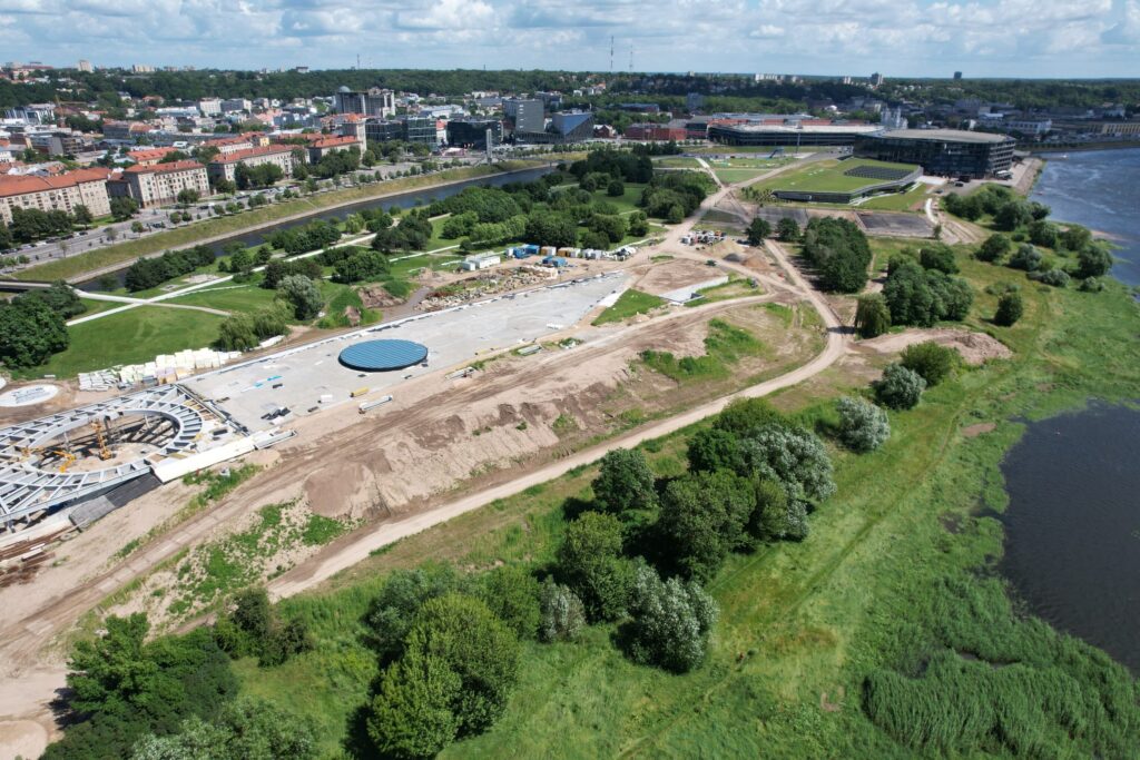 Mokslo sala (Karaliaus Mindaugo pr. 50) - Museum - construction photos