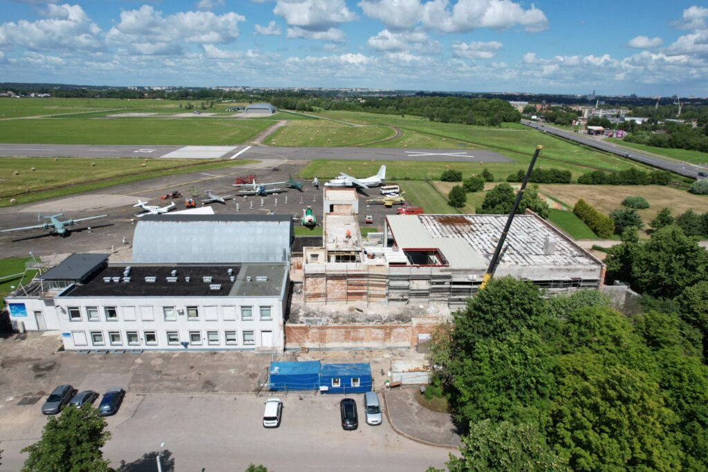 Lietuvos aviacijos muziejus (Veiverių g. 132) - Museum - construction photos