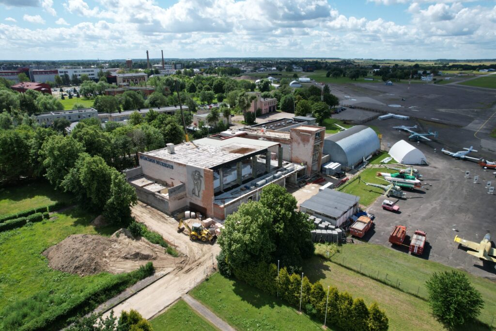 Lietuvos aviacijos muziejus (Veiverių g. 132) - Museum - construction photos