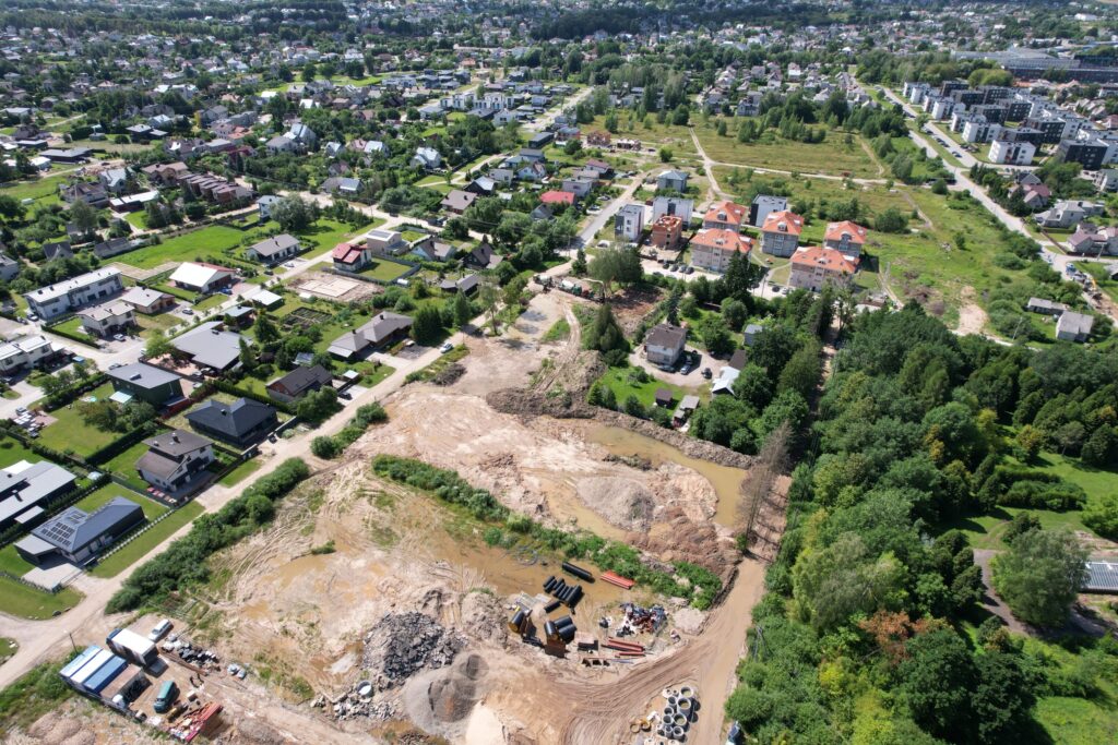 Akacijų Aveniu 1 etapas (Akacijų g. 15) - Multi apartment - construction photos