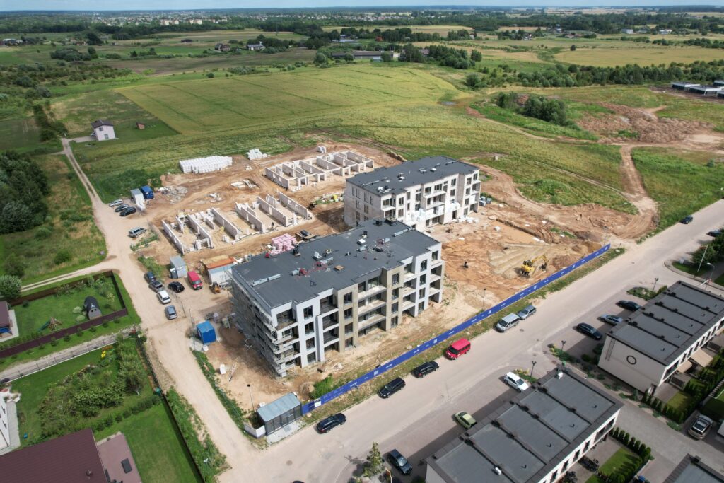 Namučiai 1 etapas (A, B namai) (Versmės g. 24) - Multi apartment - construction photos