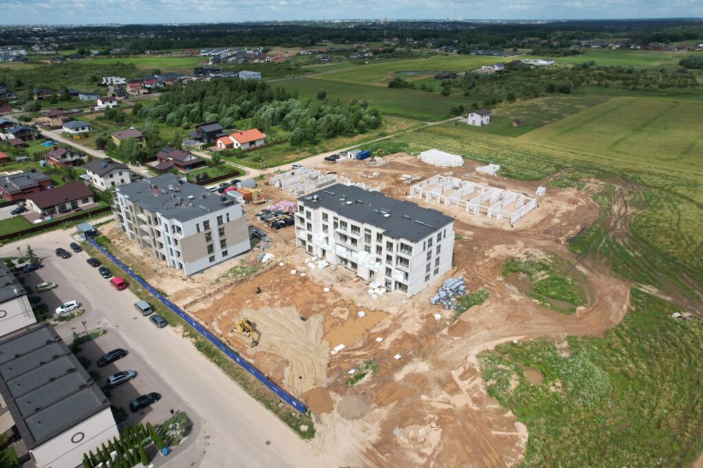 Namučiai 1 etapas (A, B namai) (Versmės g. 24) - Multi apartment - construction photos