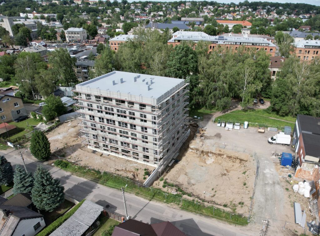 Beržų namai 1 etapas (A. Juozapavičiaus pr. 29C) - Korterelamu - ehituse fotod