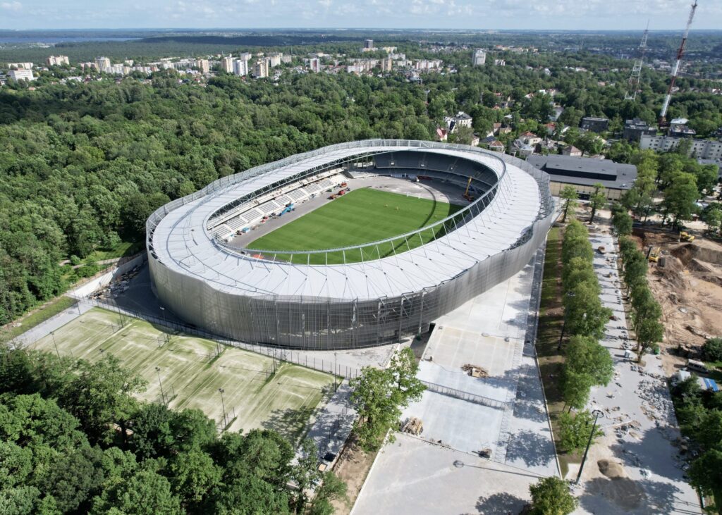 Dariaus ir Girėno stadionas (Perkūno al. 5) - Sports arena - construction photos